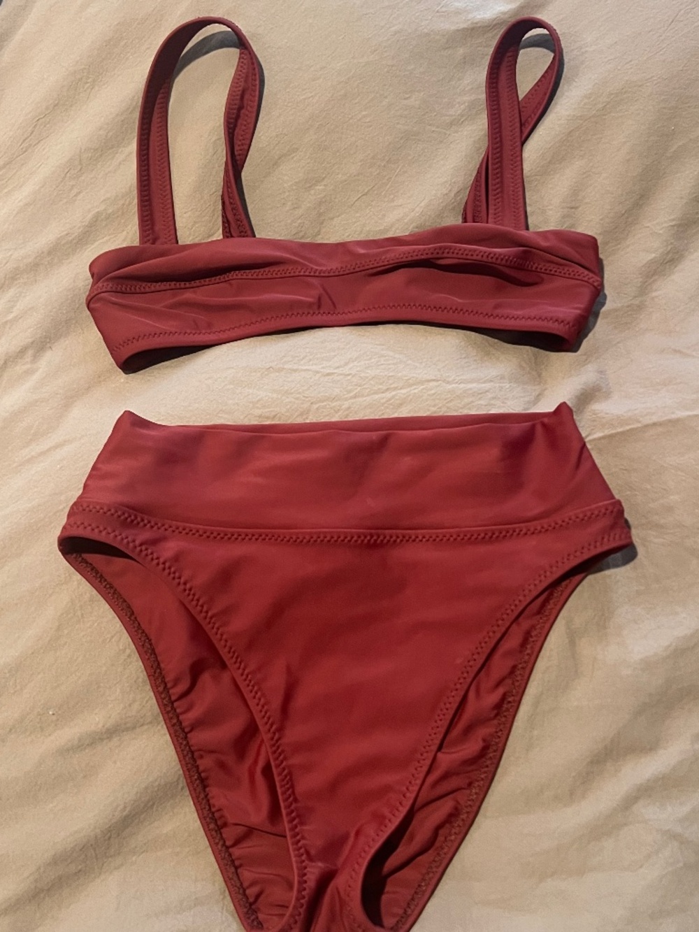 Galamaar Bikini Set in Garnet